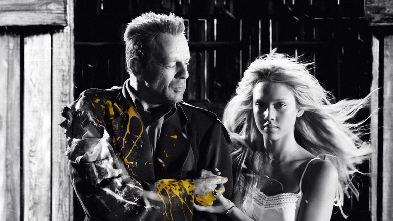 Bruce Willis and Jessica Alba in "Sin City."