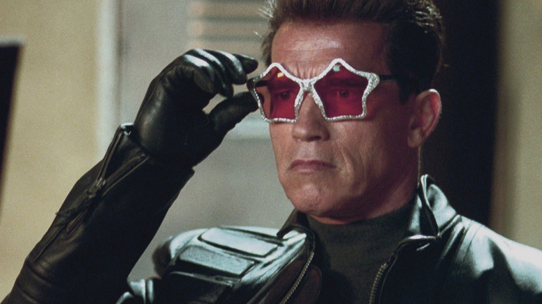 The Terminator wearing star sunglasses in Terminator 3: Rise of the Machines