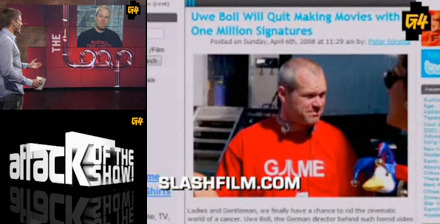 /Film on Attack of the Show - Uwe Boll