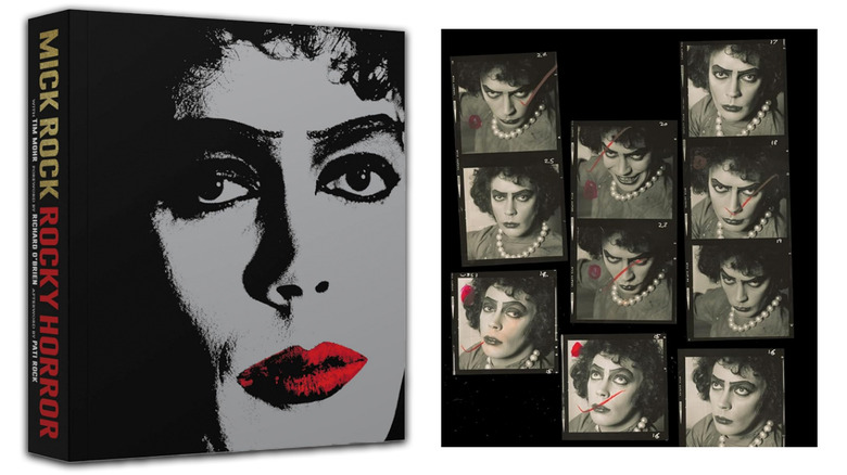 Book cover an interior page from Rocky Horror