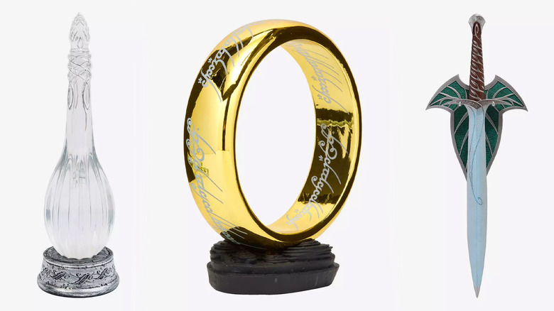 Lord of the Rings figural lamps