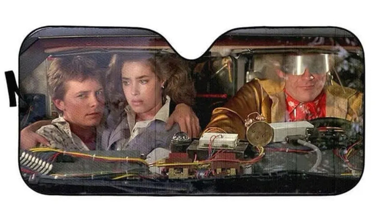 Back to the Future windshield guard