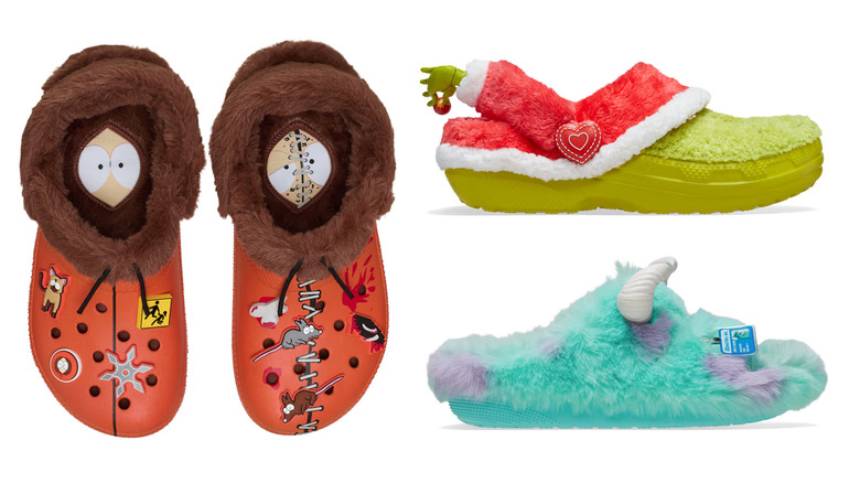 South Park, Grinch, and Monsters Inc. Crocs