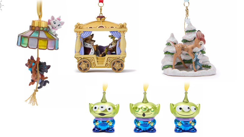2025 Disney Sketchbook Ornaments