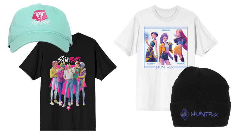 Clothing and hats from KPOP Demon Hunters