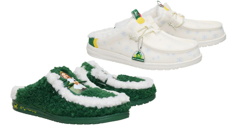 Elf Hey Dude Slippers