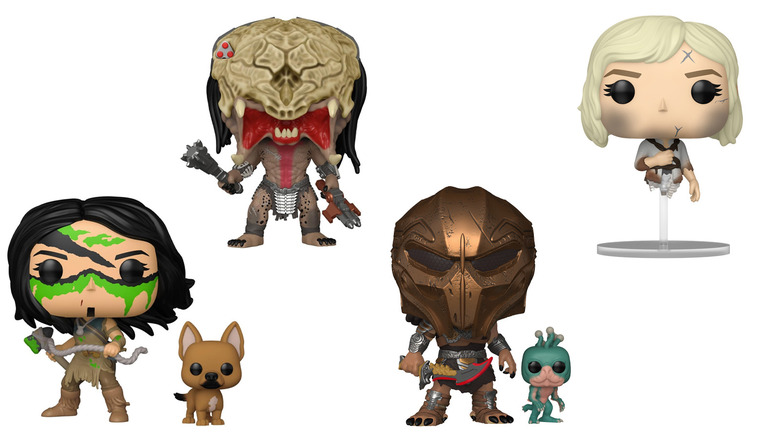 Funko POPs from Prey and Predator: Badlands