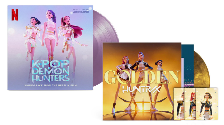 KPop Demon Hunters vinyl soundtrack and Golden vinyl single