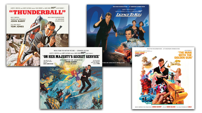 James Bond soundtracks on CD from La La Land Records