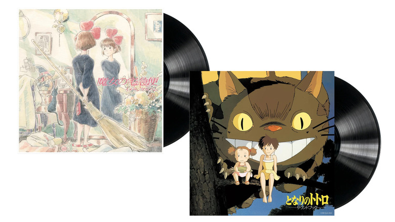 Kiki's Delivery Service and My Neighbor Totoro vinyl soundtracks