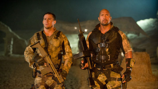 Channing Tatum Dwayne Johnson GI Joe