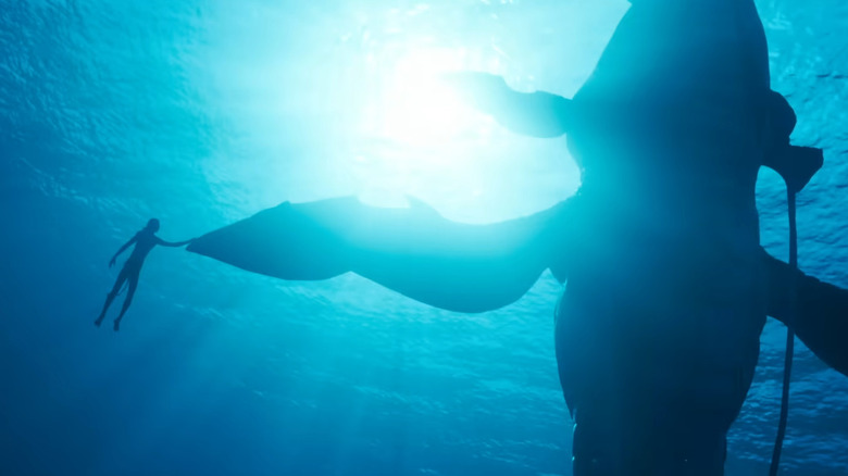 Lo'ak and Payakan in Avatar: The Way of Water