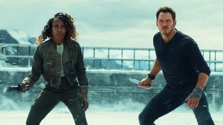 Chris Pratt and DeWanda Wise