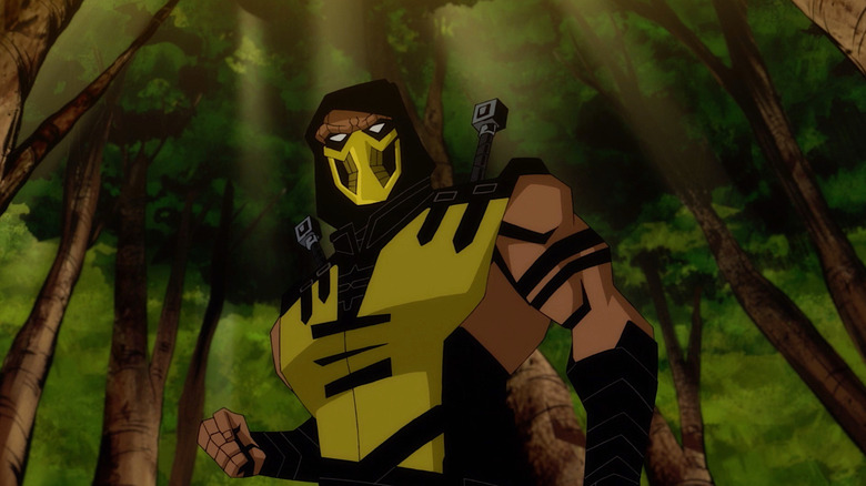 Scorpion in "Mortal Kombat Legends: Scorpion's Revenge" animated