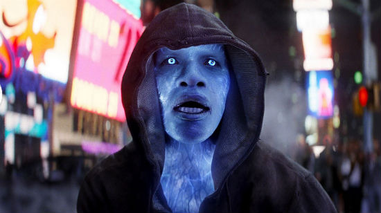 Amazing Spider-Man 2 Electro face