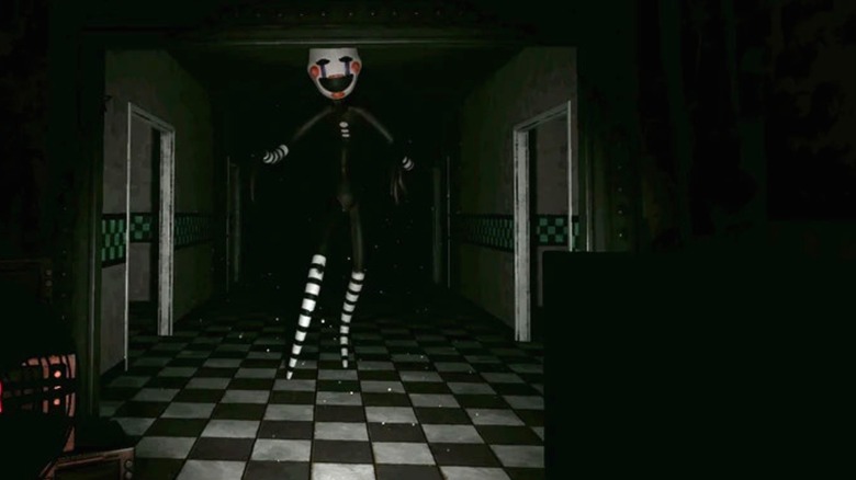 De marionet in Five Nights at Freddy's: hulp gezocht