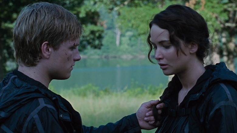 The Hunger Games Peeta Katniss