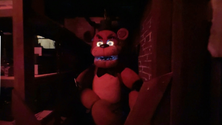 Freddy Fazbear at Universal Halloween Horror Nights' Five Nights at Freddy's maze