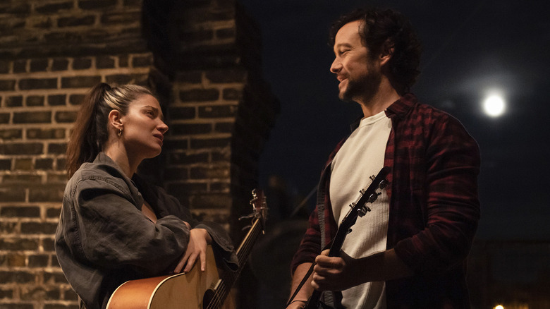 Eve Hewson and Joseph Gordon-Levitt in Flora and Son