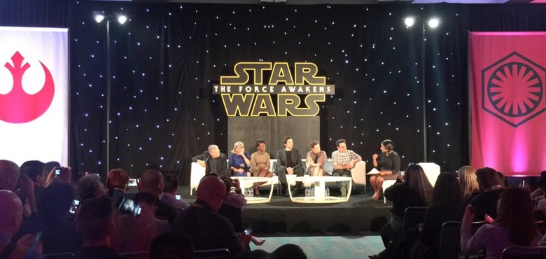 force awakens press conference