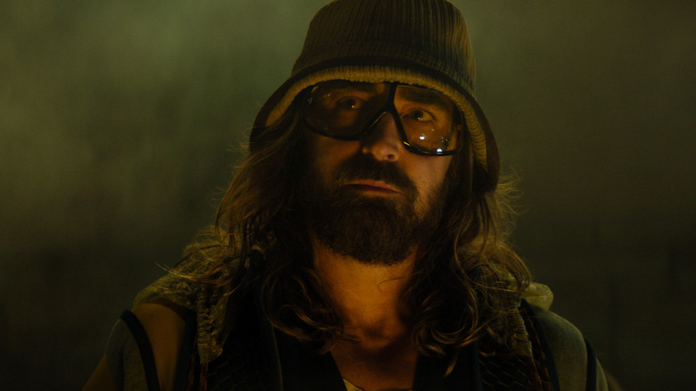 Brother Day wearing a disguise that makes him look like Big Lebowski in Foundation