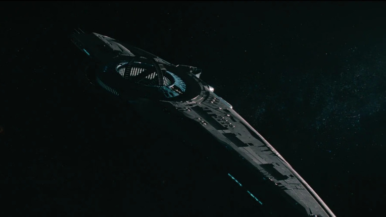 A jumpship in Foundation