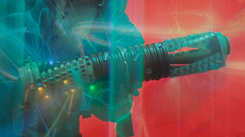 A close up of the visi-sonor in action