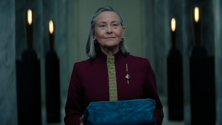 Cherry Jones as Quent in Foundation season 3