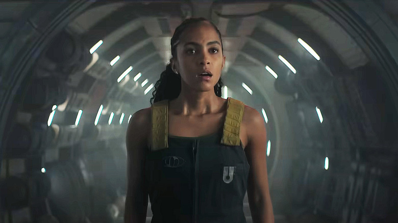 Gaal Dornick in a hallway in Foundation