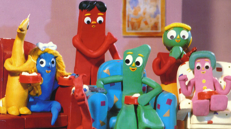 The characters of Gumby