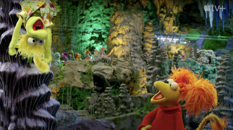 Wembley and Red Fraggle in Fraggle Rock: Back to the Rock