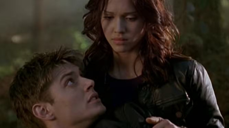 Jessica Alba's Max with William Gregory Lee's Zack in Dark Angel
