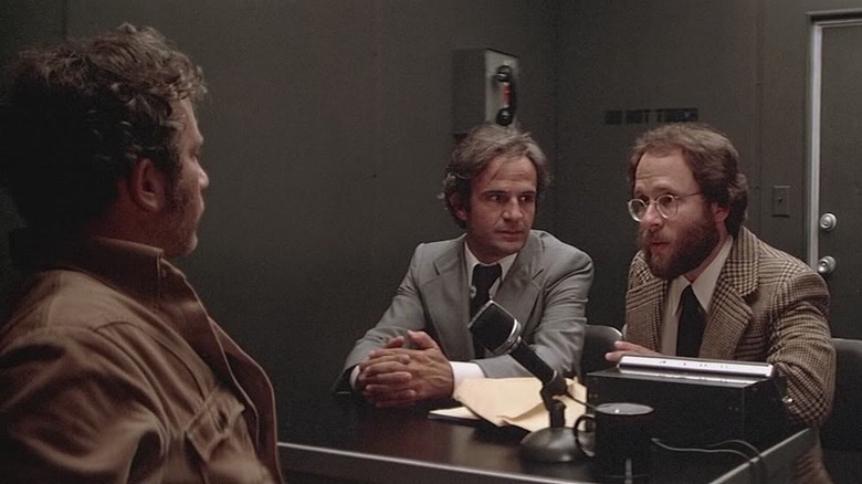 Richard Dreyfuss and François Truffaut in Close Encounters of the Third Kind