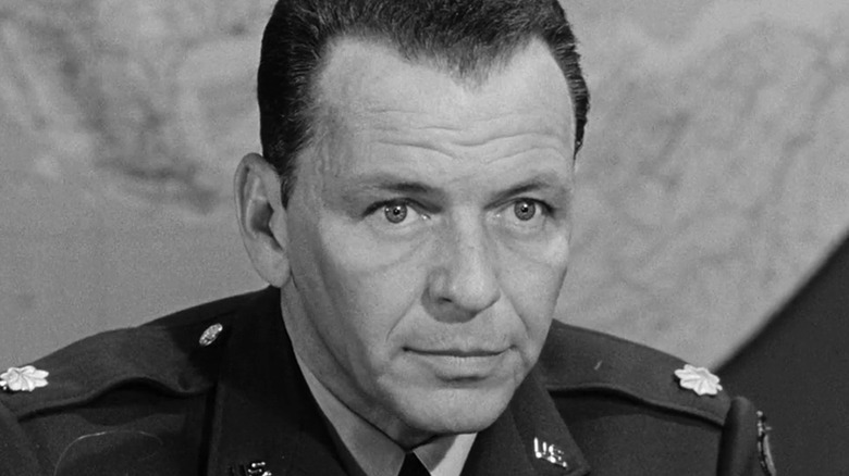 Frank Sinatra's Major Bennett Marco stares into the distance in The Manchurian Candidate