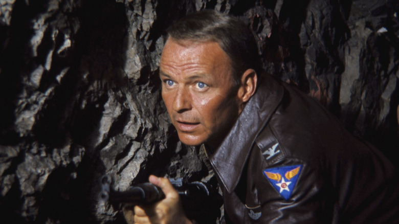 Colonel Joseph L. Ryan holds the gun in the express von Ryan