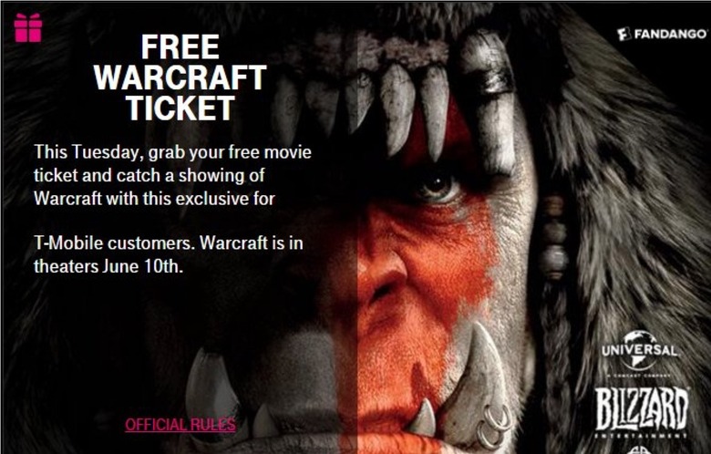 free warcraft ticket
