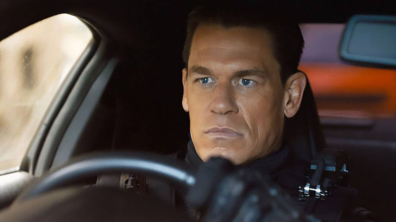 John Cena driving in F9