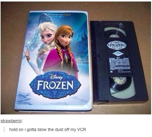 Frozen VHS