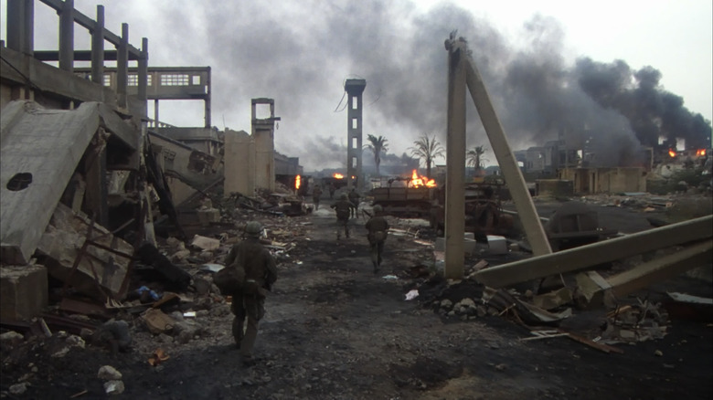 The battle scene from Full Metal Jacket