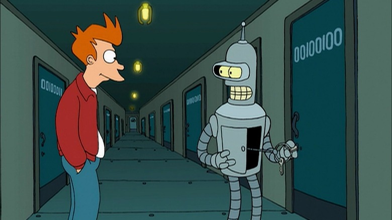 Futurama Bender's apartment door number 