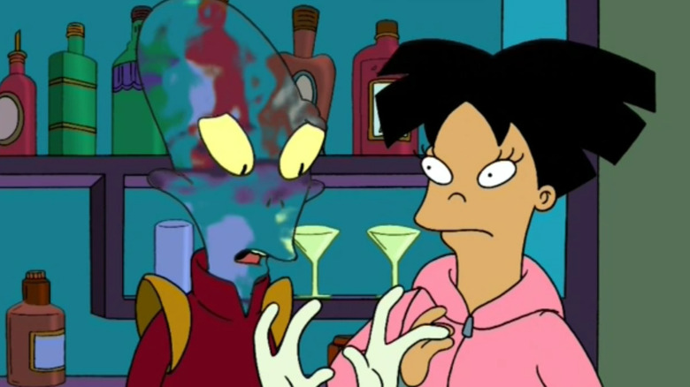 Futurama Kif and Amy camouflage 