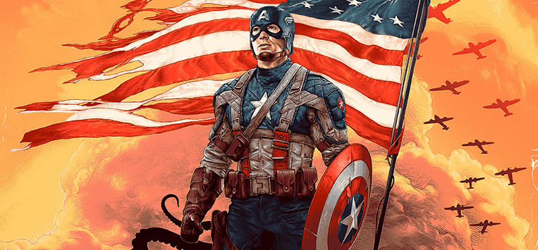 Gabz Art Gallery Show - Captain America: The First Avenger