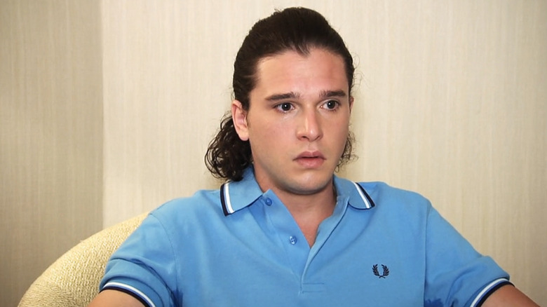 7 Days in Hell, Charles Poole, nervous upon getting a threatening voicemail from the Queen of England