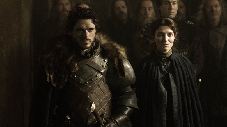 Rob and Catelyn Stark arrived at the red wedding at Game of Thrones