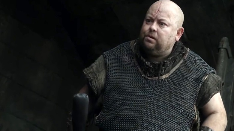 Mord the Jailer looking shocked on Game of Thrones