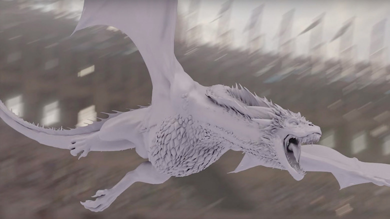 Game of Thrones dragon visual effects