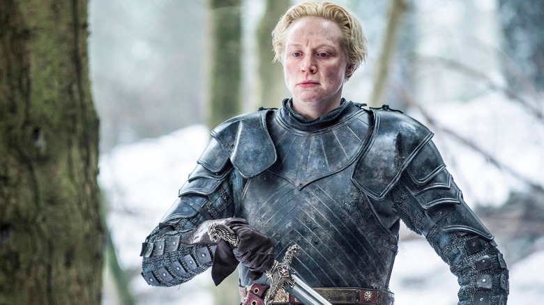 Gwendoline Christie as Brienne of Tarth in Game of Thrones
