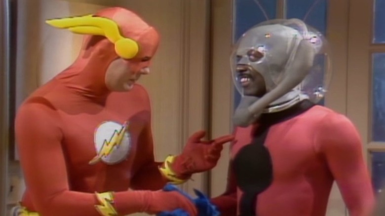 Dan Aykroyd and Garrett Morris on Saturday Night Live