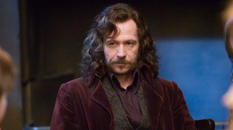 Gary Oldman's Sirius Black looking thoughtful in Harry Potter and the Order of the Phoenix