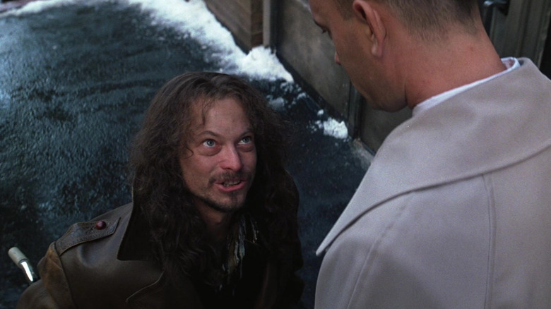 Gary Sinise as Lt. Dan looking angry in Forrest Gump